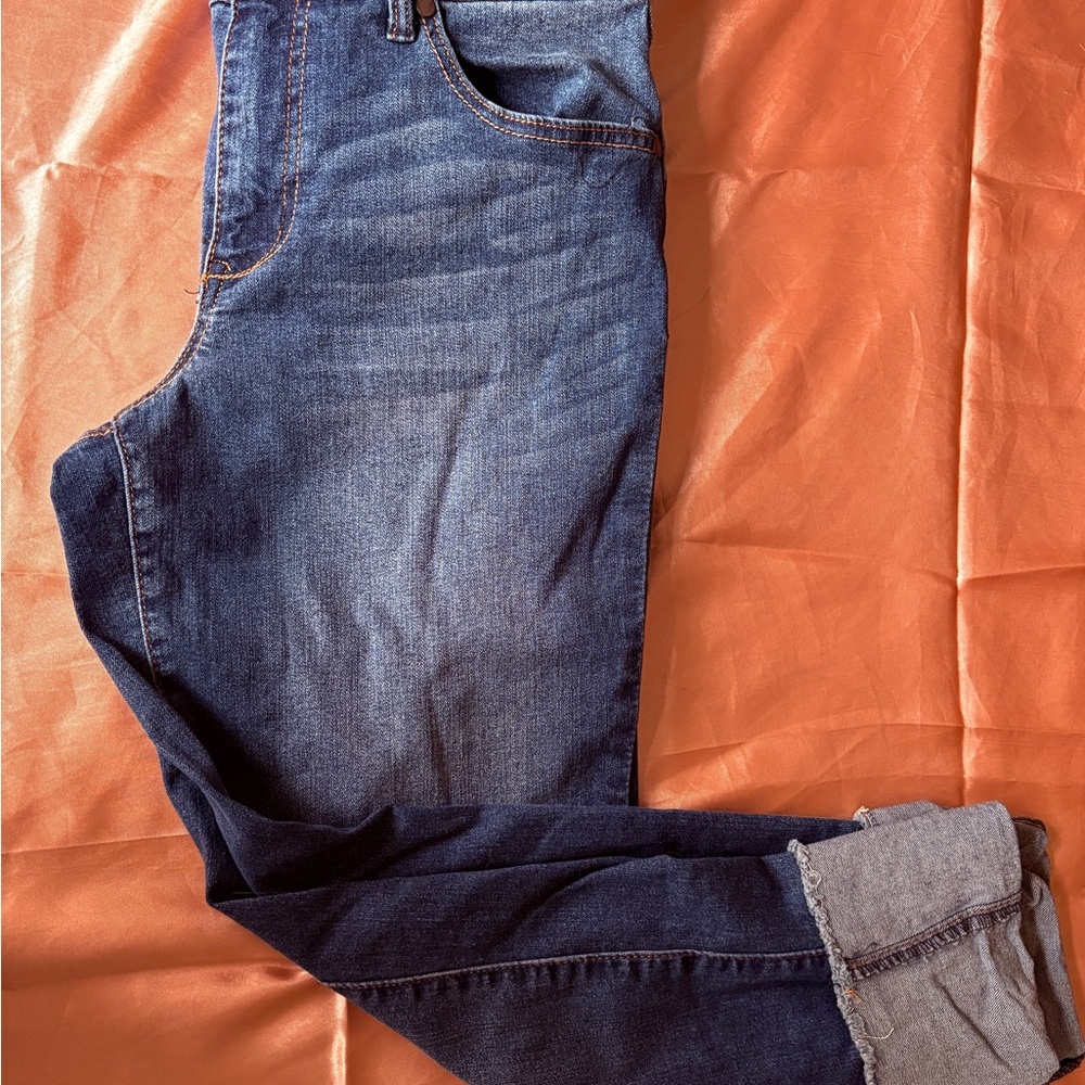 1822 Denim Slim Straight Jeans in Dark Blue